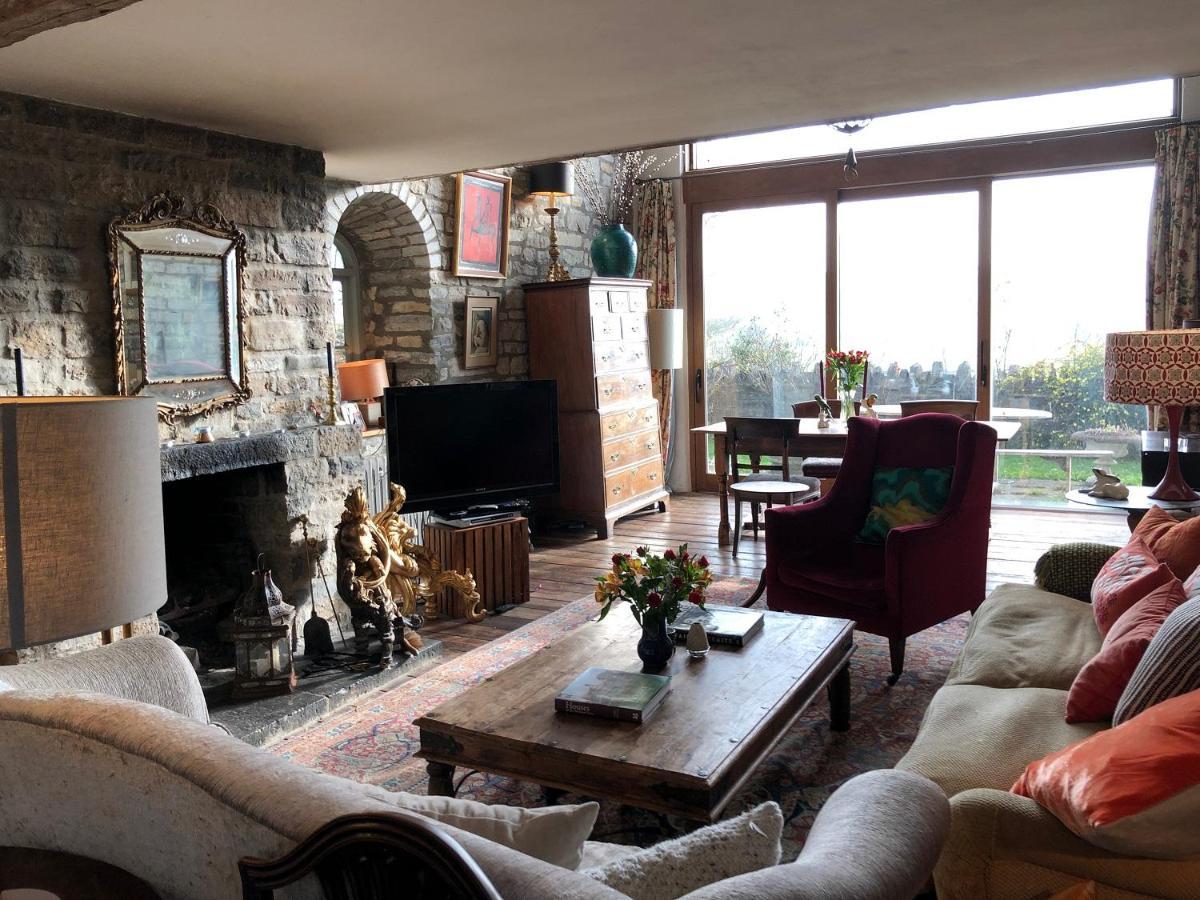 Peaceful Stone Barn Conversion In Somerset Villa Hurcot Luaran gambar
