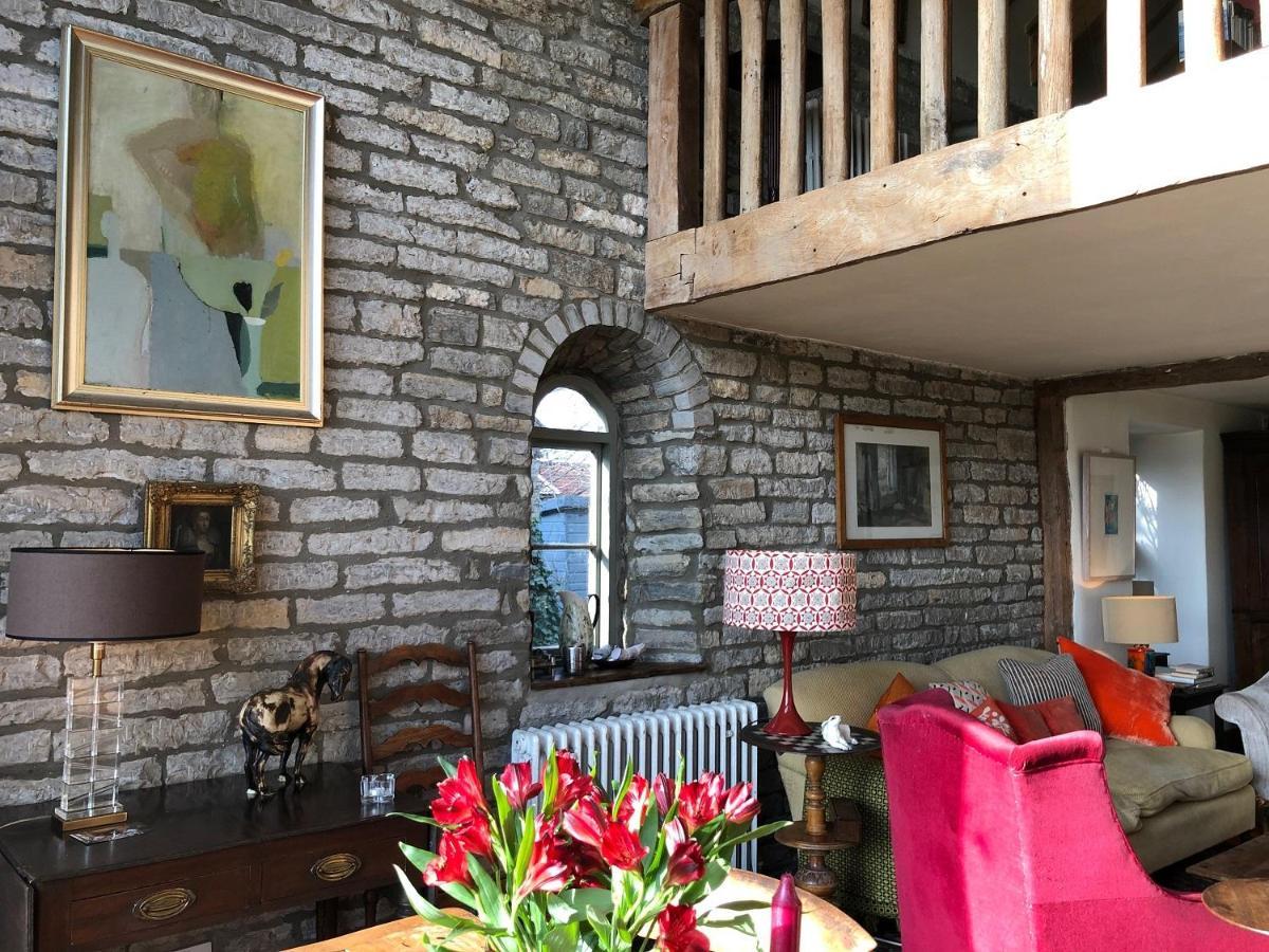 Peaceful Stone Barn Conversion In Somerset Villa Hurcot Luaran gambar